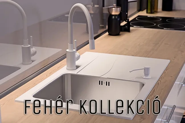 Fehér Kollekció mosogatotalca