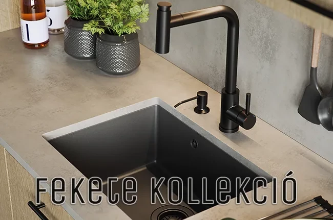 Fekete Kollekció mosogatotalca
