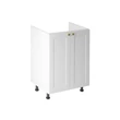 Kép 1/6 - Linea White D60Z alsó konyhaszekrény, fehér / arany