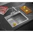 Kép 2/8 - BURT 100 WORKSTATION mosogatótálca csiszolt acél