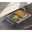 Kép 3/8 - BURT 100 WORKSTATION mosogatótálca csiszolt acél