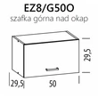 Kép 2/2 - JUNO ELENA elszívószekrény 50 cm