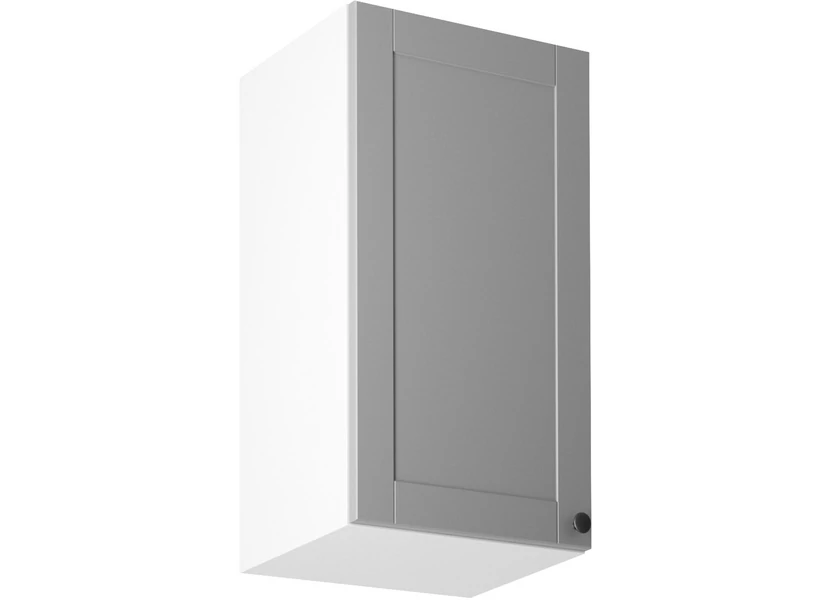 Linea Grey G40 felső konyhaszekrény, szürke / fehér