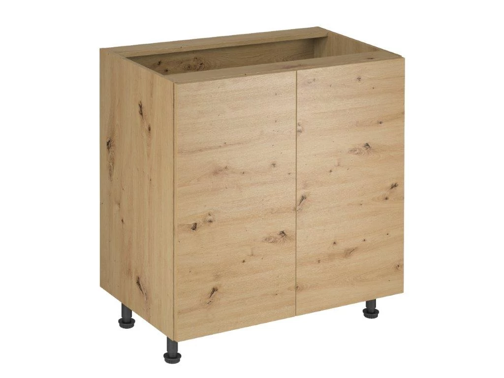 LANGEN alsó konyhaszekrény 80 cm, artisan tölgy színű, kétajtós (D80)